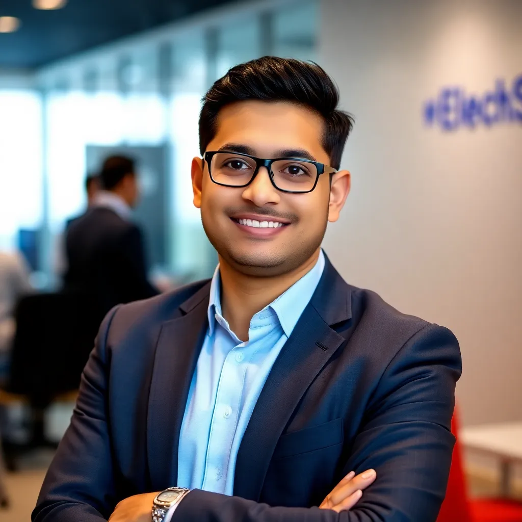 Portrait of Rohan Mehta, CEO of TechStream